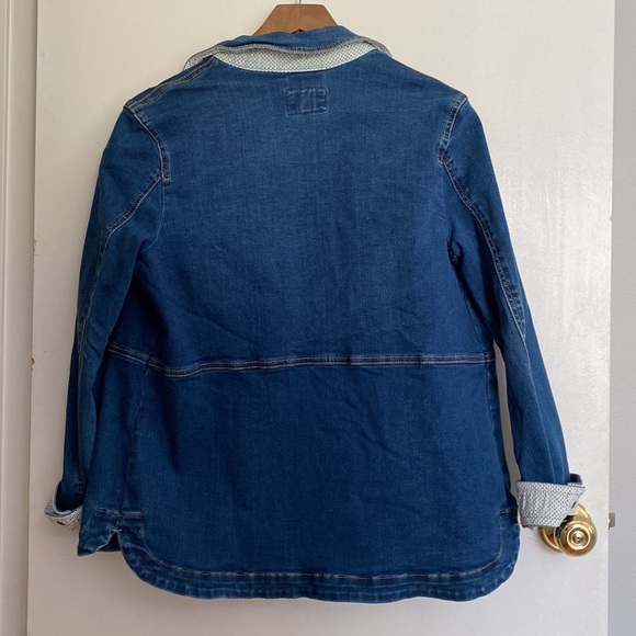 Never Worn Joules Oversized Denim Jacket, size 6 - Picture 2 of 4